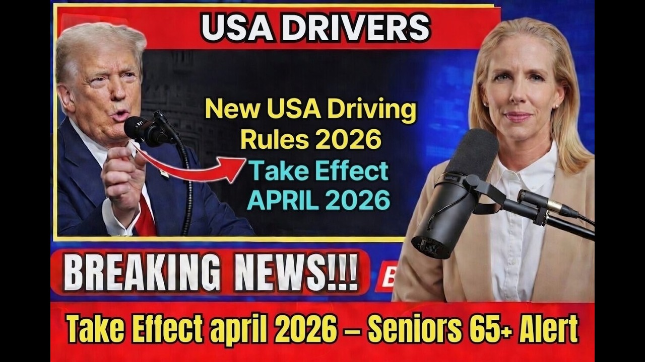 New USA Driving Rules 2026: Take Effect april 2026 &mdash; Seniors 65+ Alert