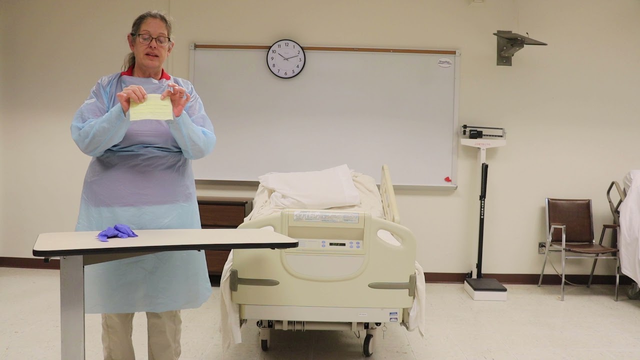 Resident Care Procedures #4, #5 and #6: Glove, Gown (PPE) and Mask