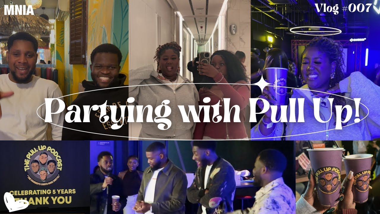 i partied with the pull up podcast!! | Vlog