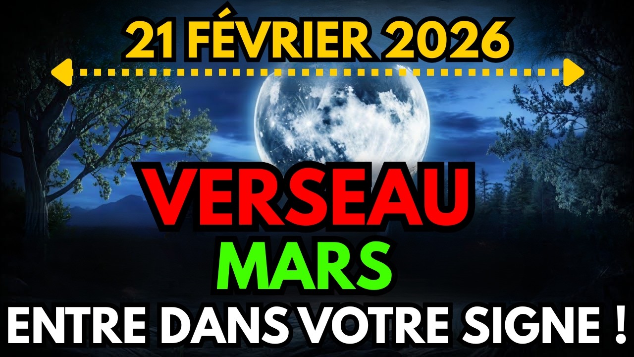 Verseau 21 février Mars entre dans votre signe, renforçant votre confiance et votre esprit d'action