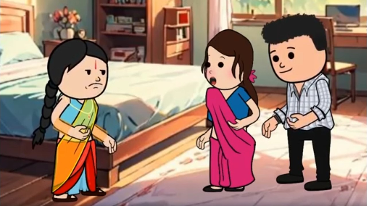 देवरानी का उपकार जेठानी का प्रहार | 😡😭(ghar ghar ki kahani cartoon me) moral story