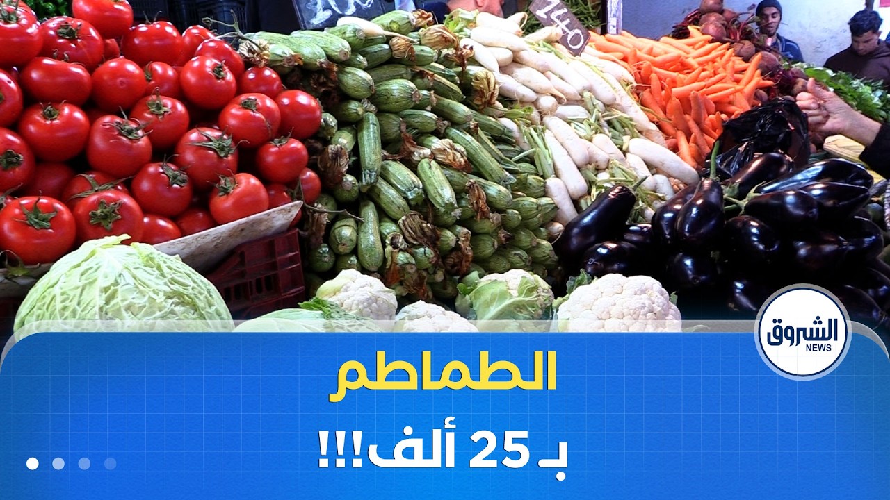 ارتفاع في أسعار الخضر.. الطماطم تتجاوز عتبة 250 دينار للكيلوغرام