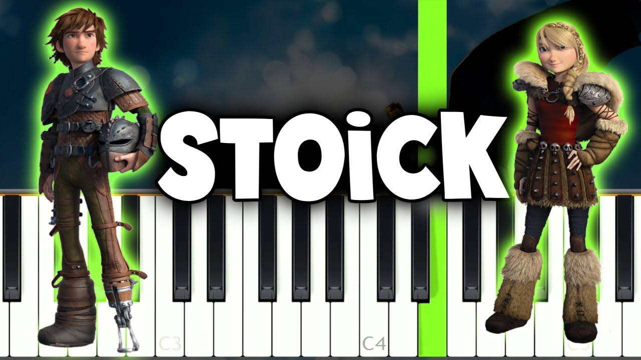 How to Train Your Dragon - Stoick Theme - Piano Tutorial