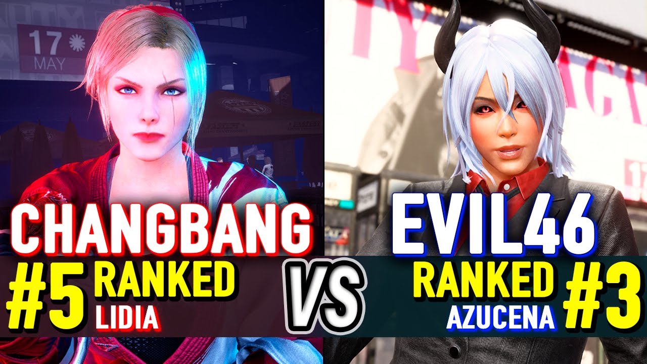 T8 🔥 Changbang (#5 Ranked Lidia) vs Evil46 (#3 Ranked Azucena) 🔥 Tekken 8 High Level Gameplay