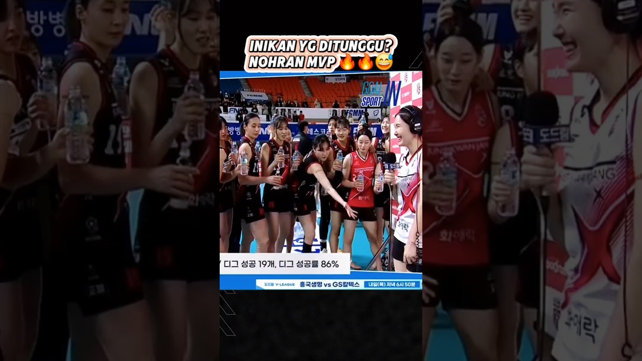 Noh Ran MVP Redsparks VS IBK Altos #ligavolikorea #volleyball #megawatihangestri
