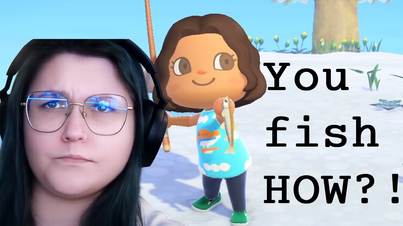Figuring out how to fish | Animal Crossing pt2