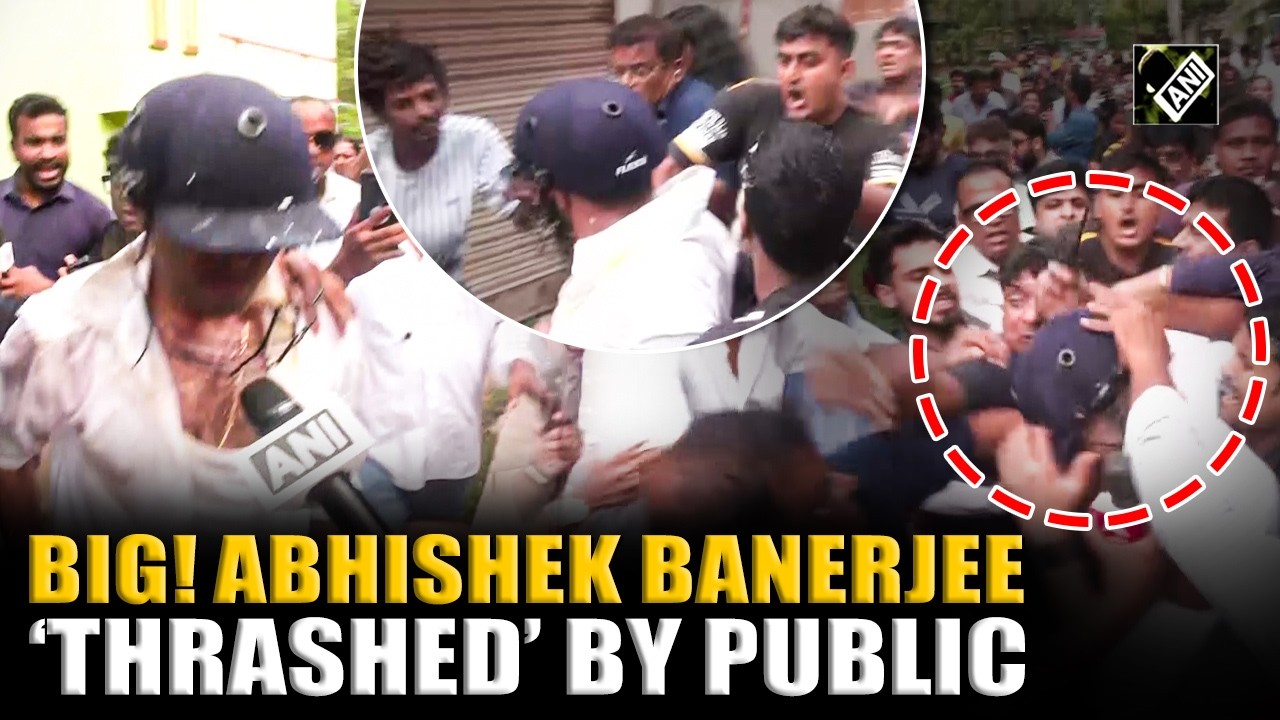 TMC leader Abhishek Banerjee &lsquo;thrashed&rsquo; by public while on way to meet post-poll victims