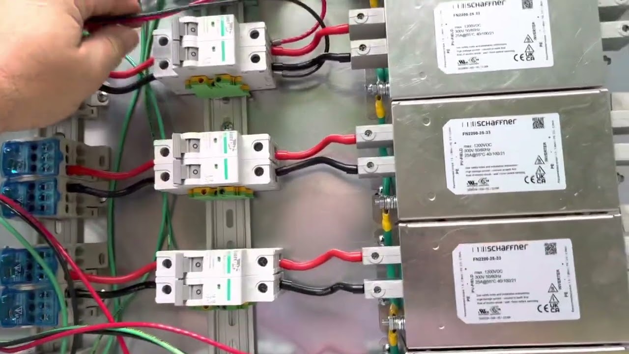 Solar Power Project - EMI Filter / EMP Protection PV Input Panel