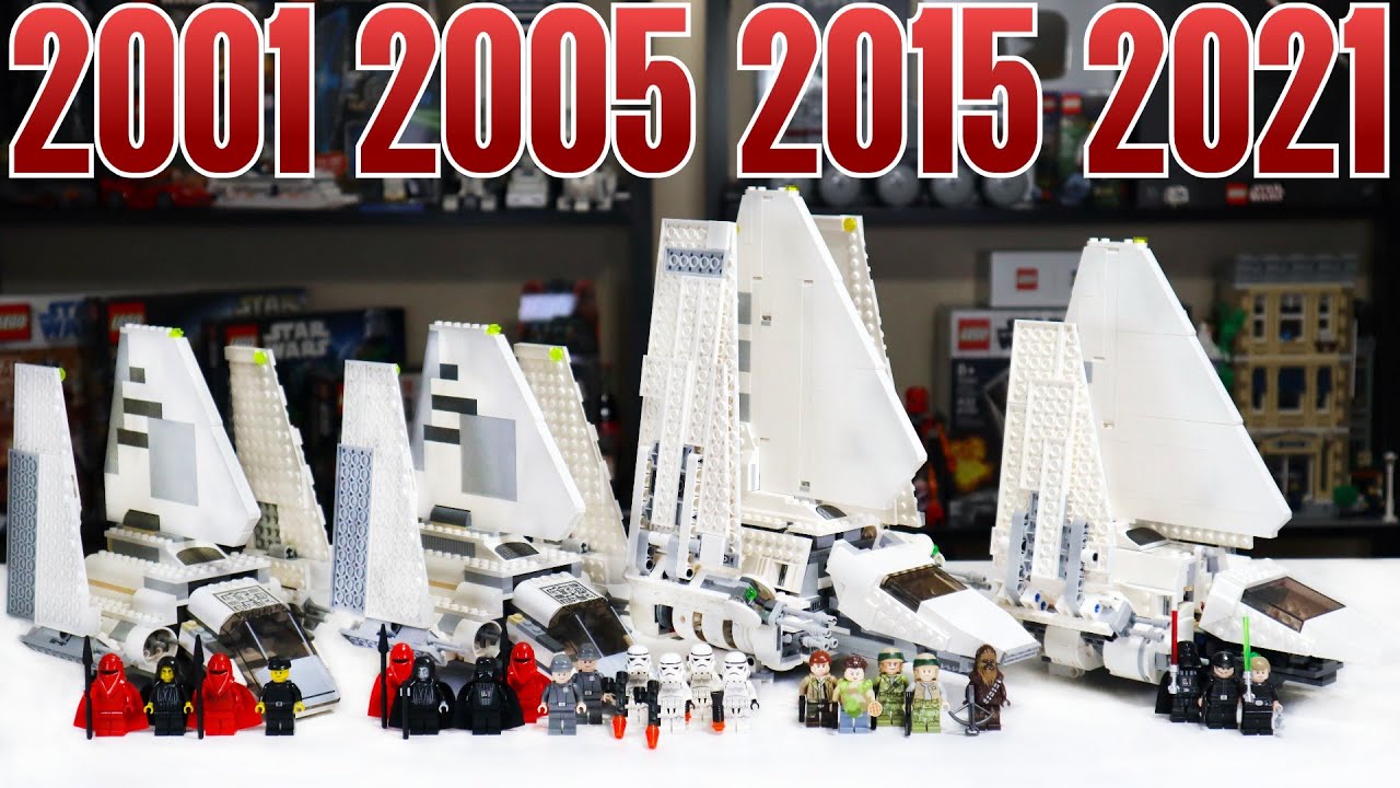 LEGO Star Wars IMPERIAL SHUTTLE Comparison! (7166, 7264, 75094, 75302 | 2001, 2005, 2015, 2021)