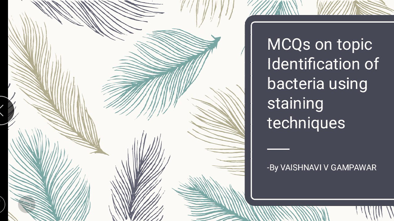 MCQs on intro of Staining techniques 👍(basics)🤗🥰