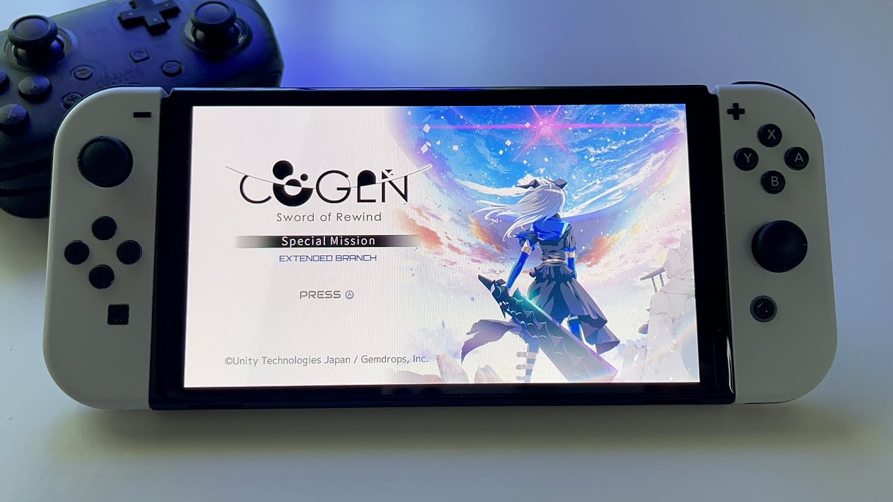 COGEN: Sword of Rewind - Review | Switch OLED handheld gameplay