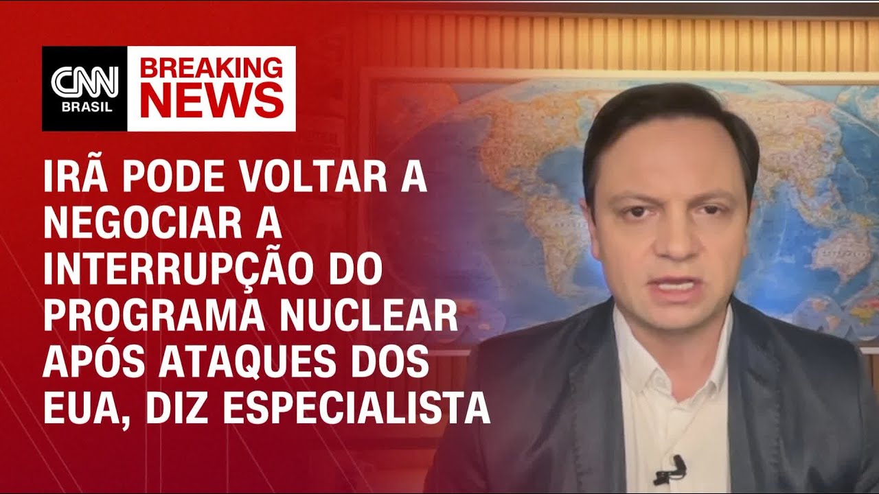Professor Vitelio Burstolin repercute ataque dos EUA &agrave;s instala&ccedil;&otilde;es nucleares do Ir&atilde; | PRIME TIME