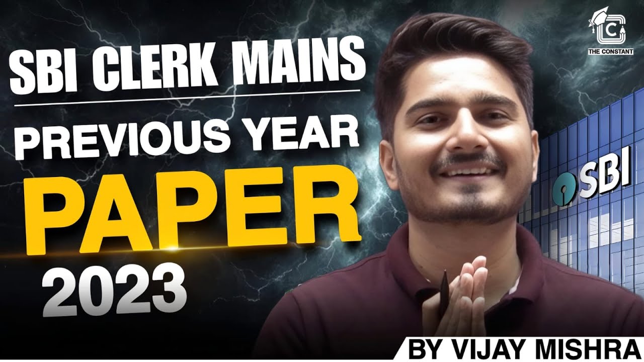 SBI Clerk Mains Memory Based Paper 2023 | Quant Previous Year Question Paper By Vijay Mishra
