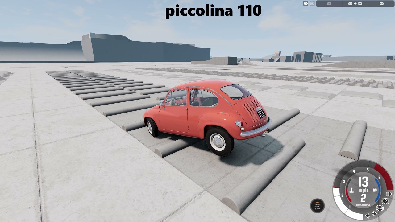 beamng driver: suspension test