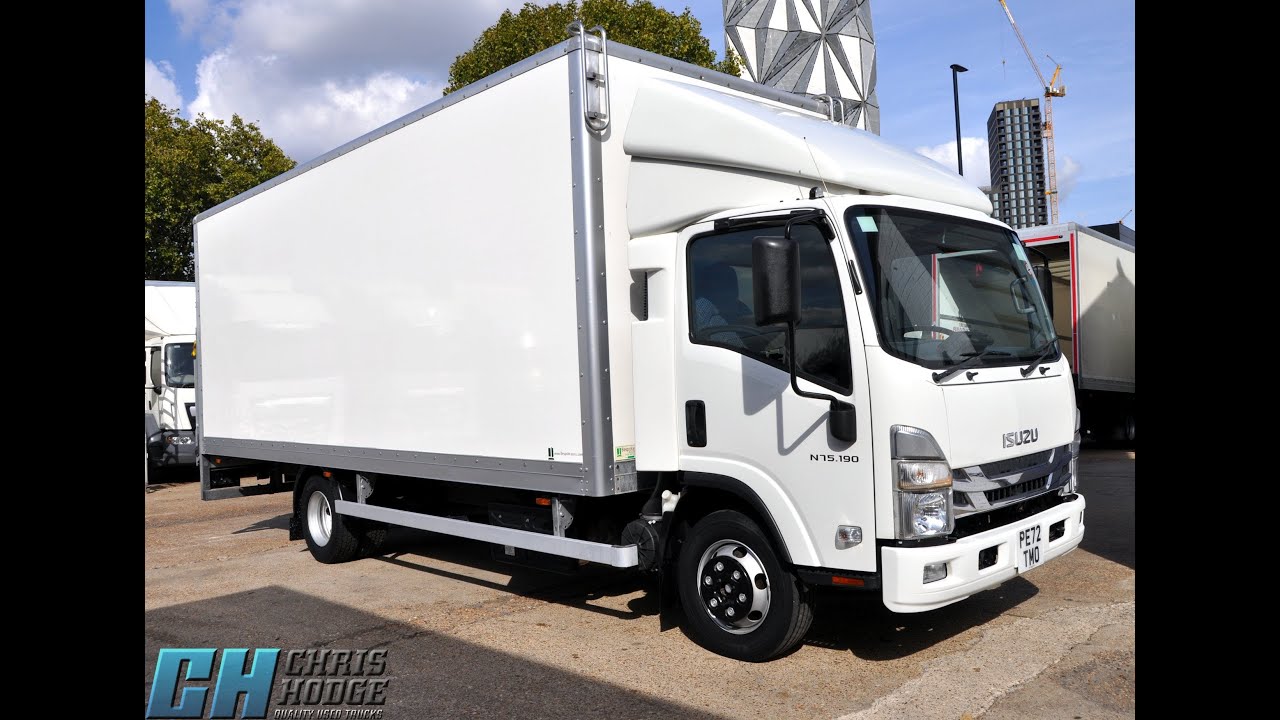 ISUZU 75-190 - 7.5 ton GVW BOX COLUMN T/LIFT  PE72 TMO