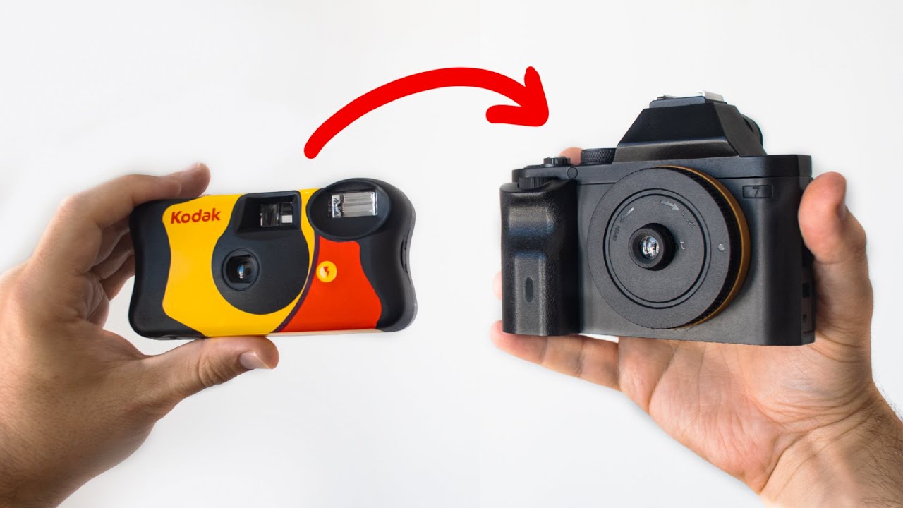 Fabriquer un objectif à partir d'un appareil photo jetable (Look années 90)