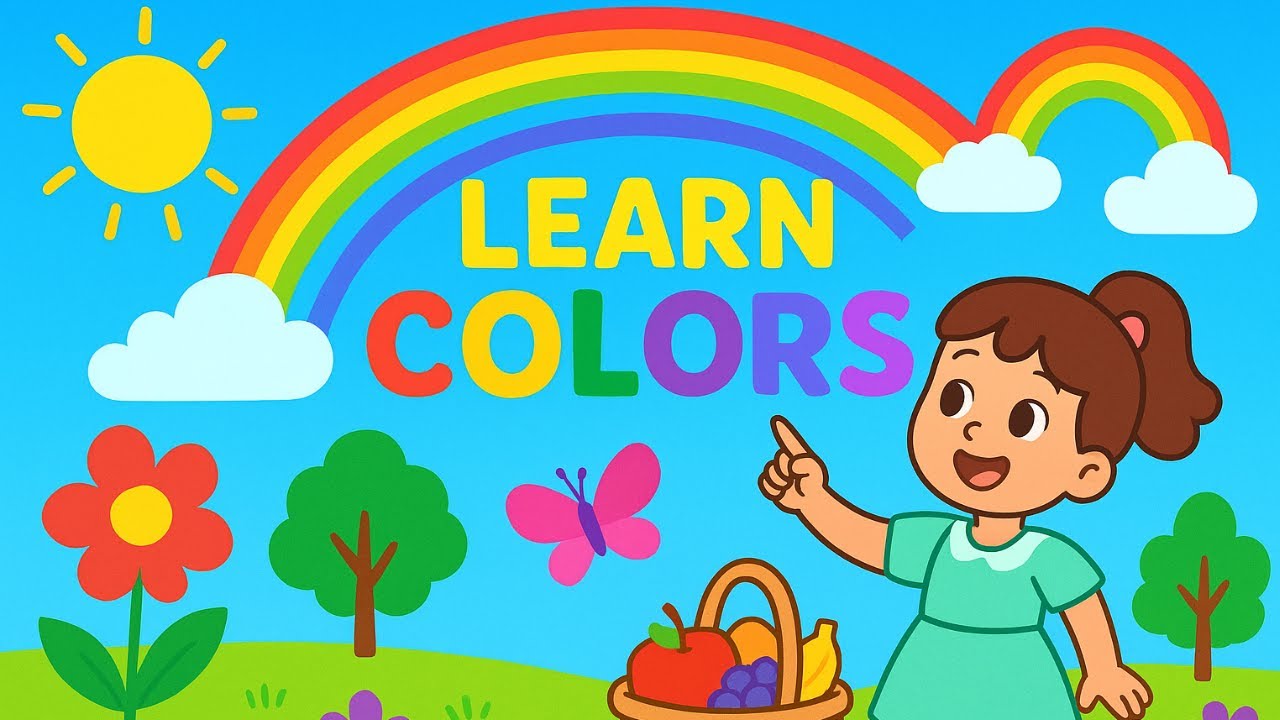 Learn Colors in Nature 🌸🌳☀️ | Fun Adventure with Maya for Kids