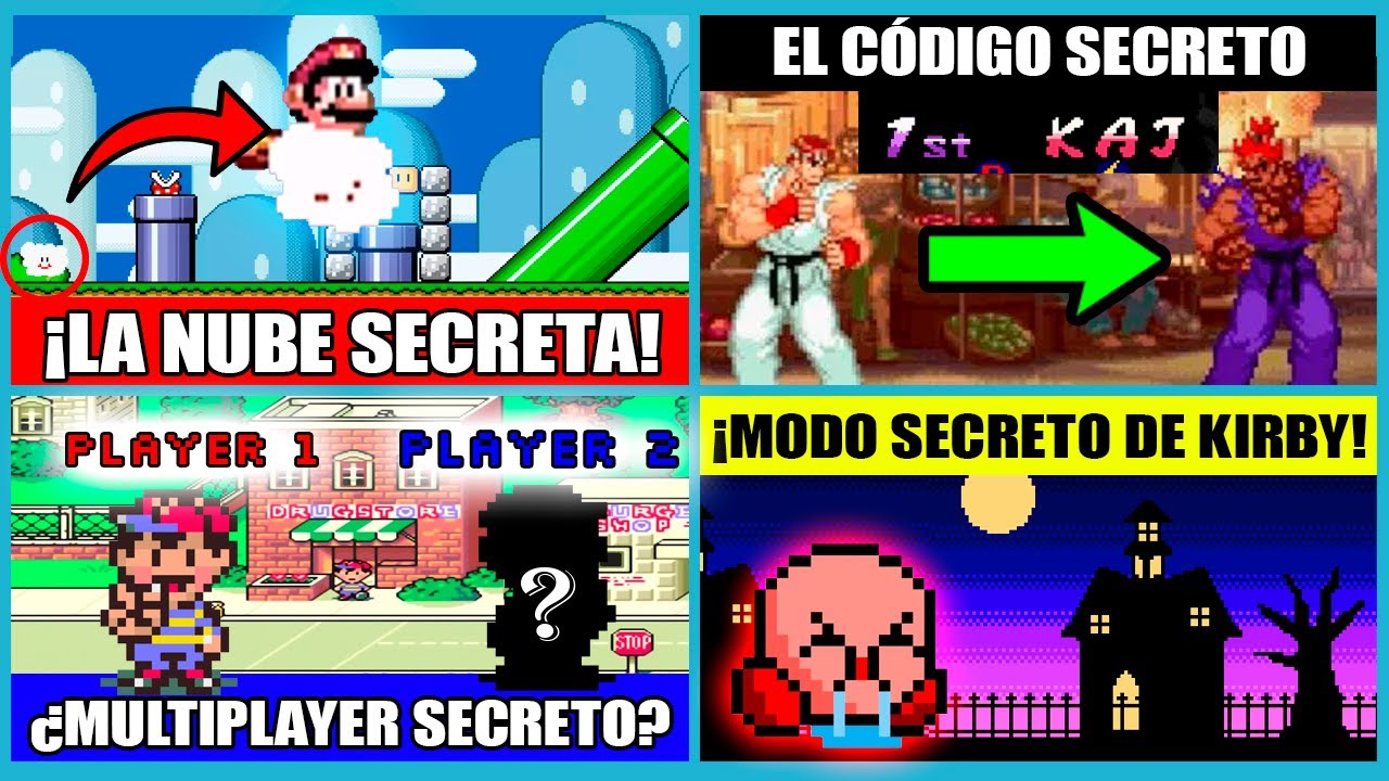 8 SECRETOS de JUEGOS del Super Nintendo que TOMARON AÑOS en SER DESCUBIERTOS - 
