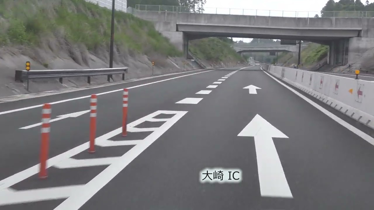 【HD】東九州道 鹿屋串良JCT → 志布志 IC間を走ってみた