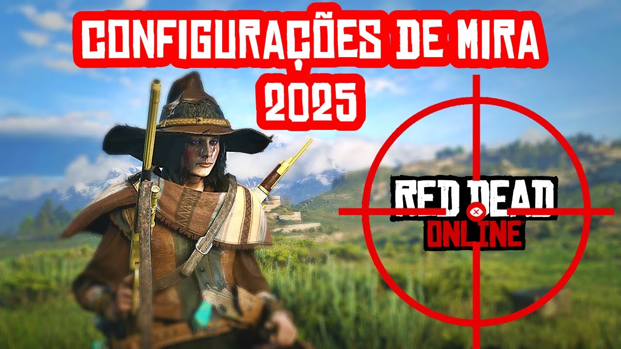 CONFIGURAÇÕES DE MIRA PARA RED DEAD ONLINE 2025 ATUALIZADO