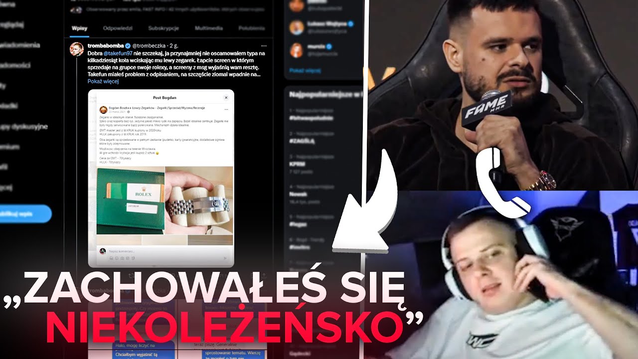 TAKEFUN I NITRO O DRAMIE Z TROMBA - ROZMOWA