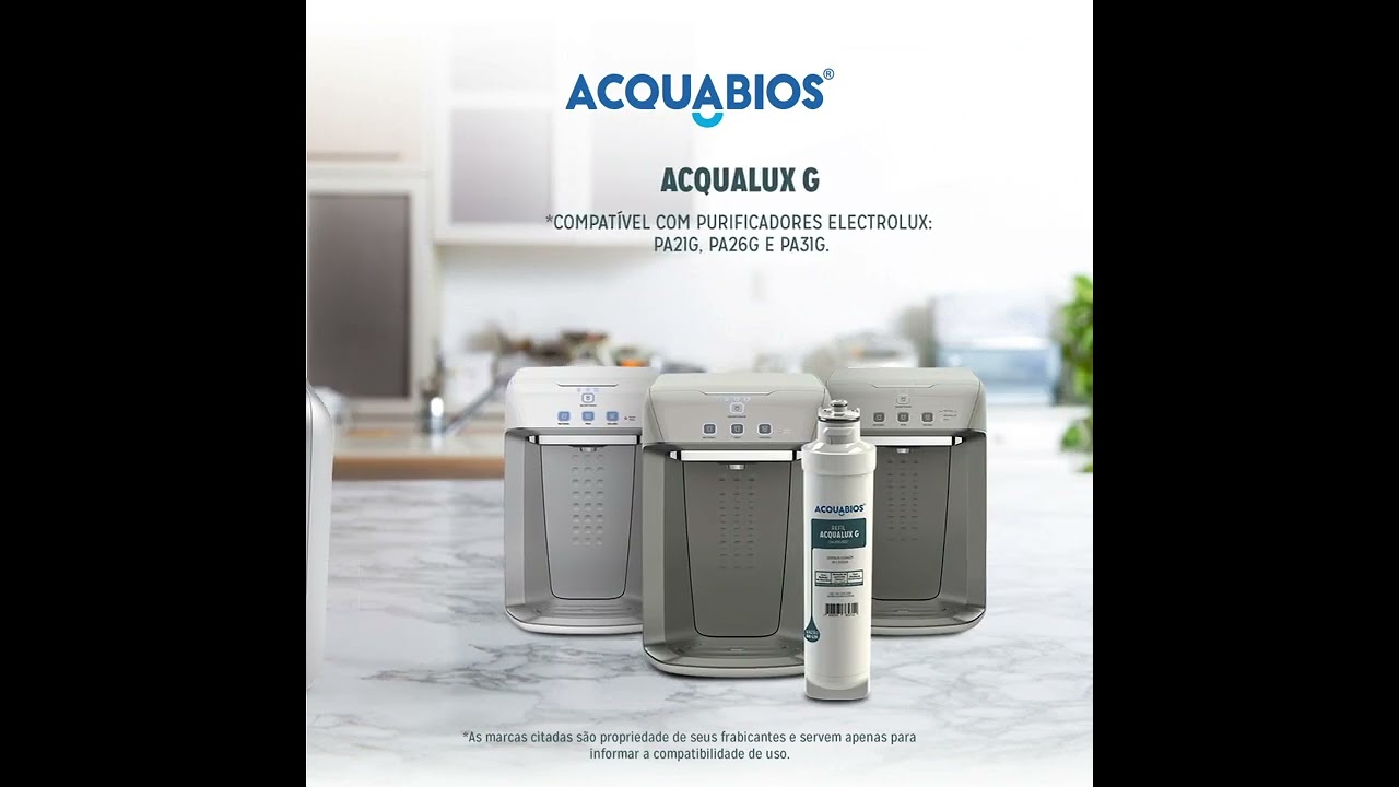 REFIL PURIFICADOR ACQUALUX G Refil Purificado Acqualux Filtro G - PA21G, PA26G e PA31G.