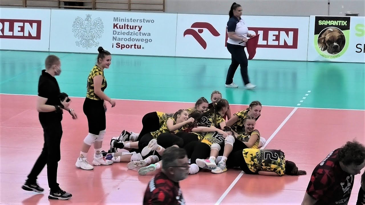 Łaskovia Łask vs SMS Solna Wieliczka; Finał MP Młodziczek Warszawa 2021 - faza grupowa