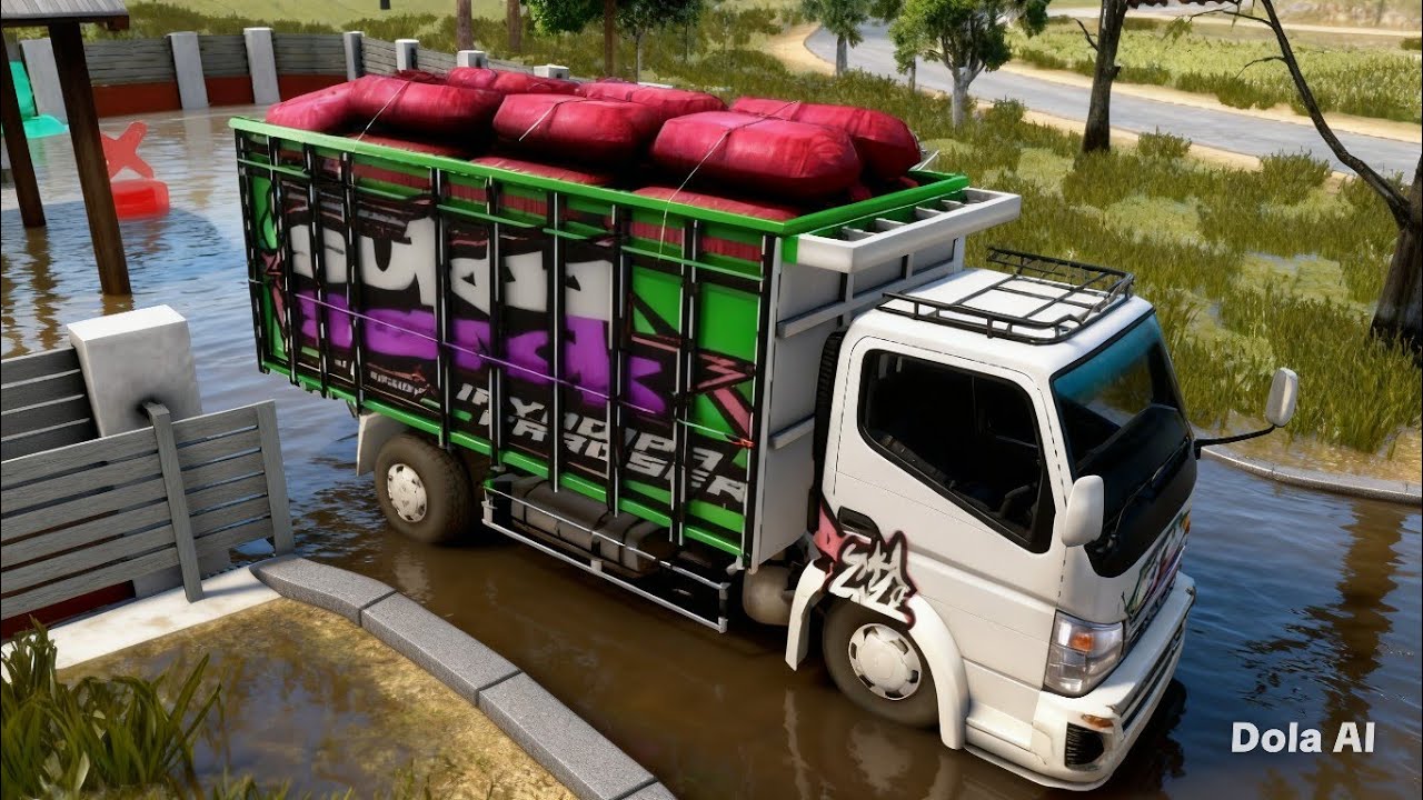 ES Truck  Simulator ID | Truck Canter Mitsubishi Angkut Cabe 