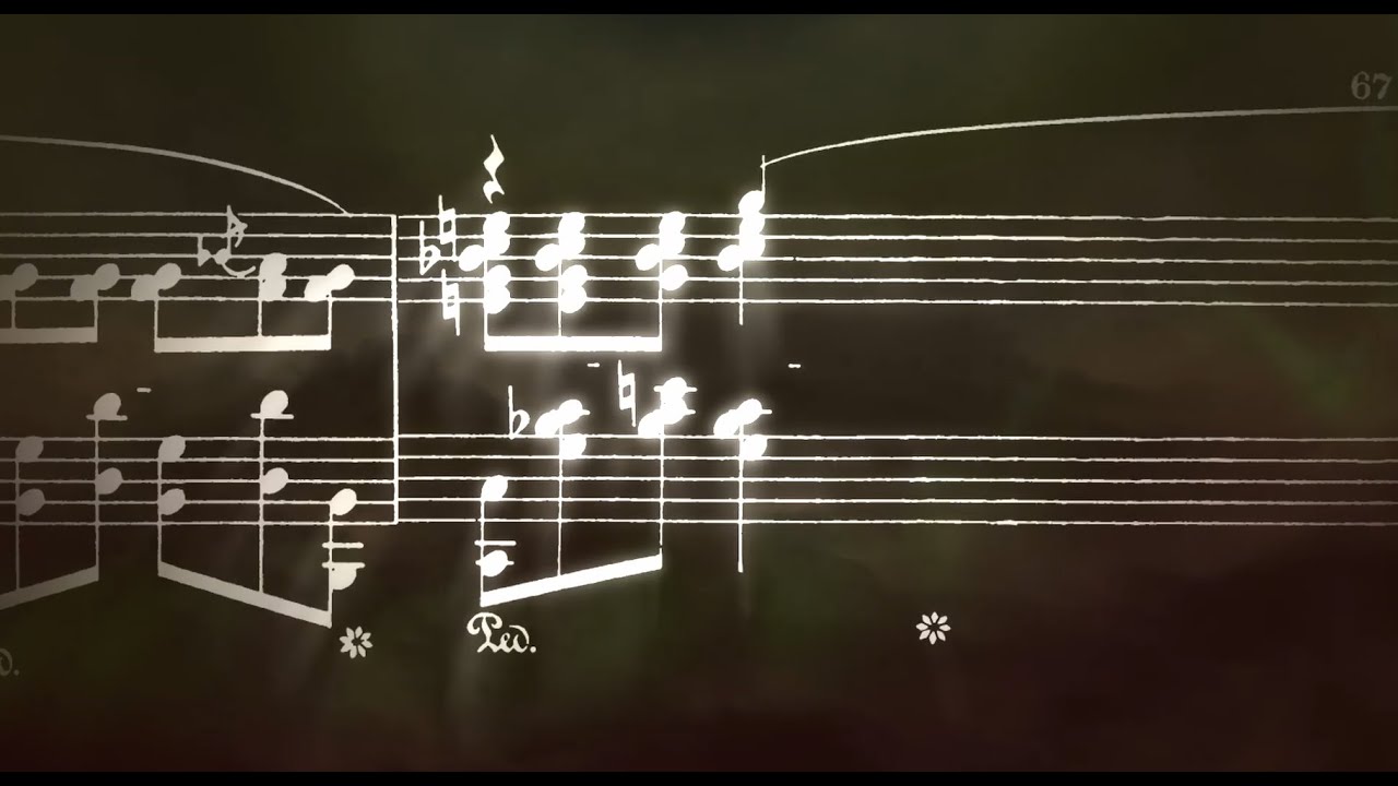 Nocturne Op. 48, No. 1 - Chopin (Animated Sheet Music)