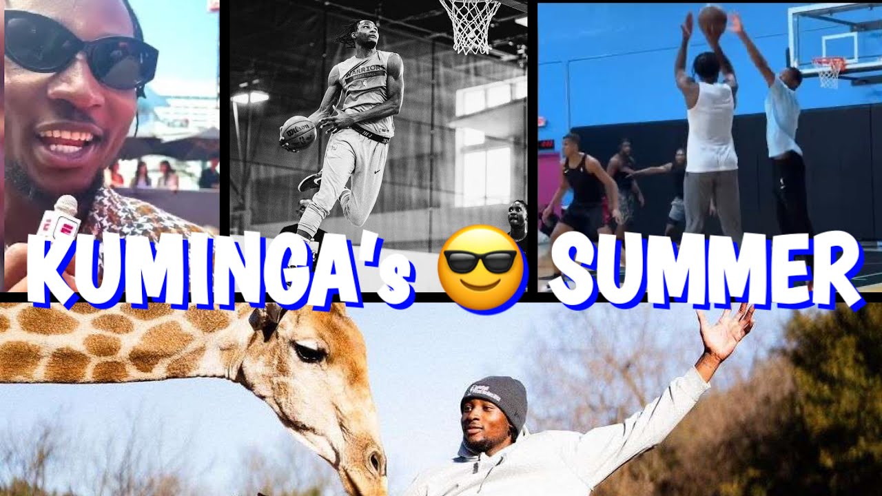 Kuminga summer workouts/dunks, Cade, ESPYS, Real Madrid ⚽️, lion/giraffe/dancing/coaching BWB Africa