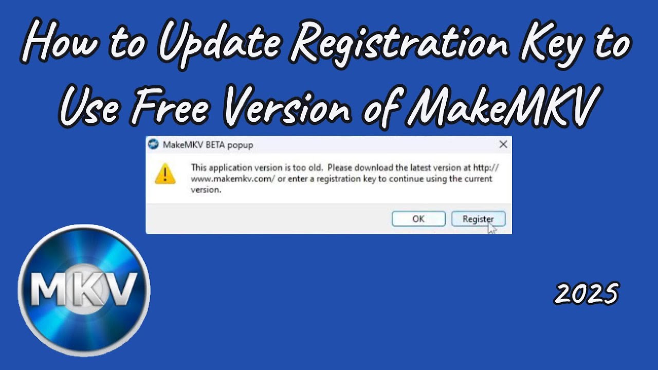 Как обновить регистрацию ключа MakeMKV BETA
