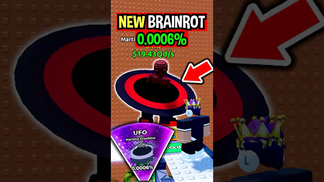 NEW RAREST 0.0006% DIVINE BRAINROT in Escape Tsunami For Brainrots