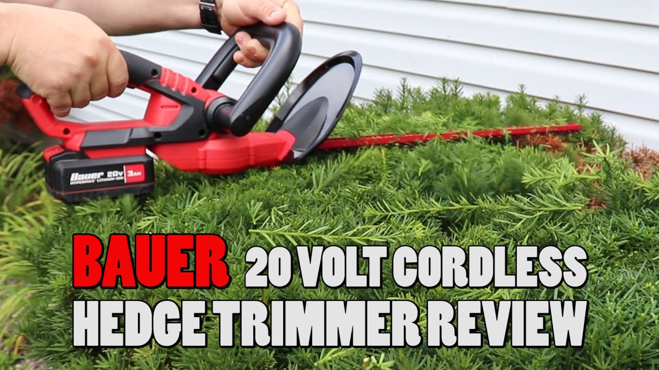 Bauer Cordless Hedge Trimmer ~ Quick Review