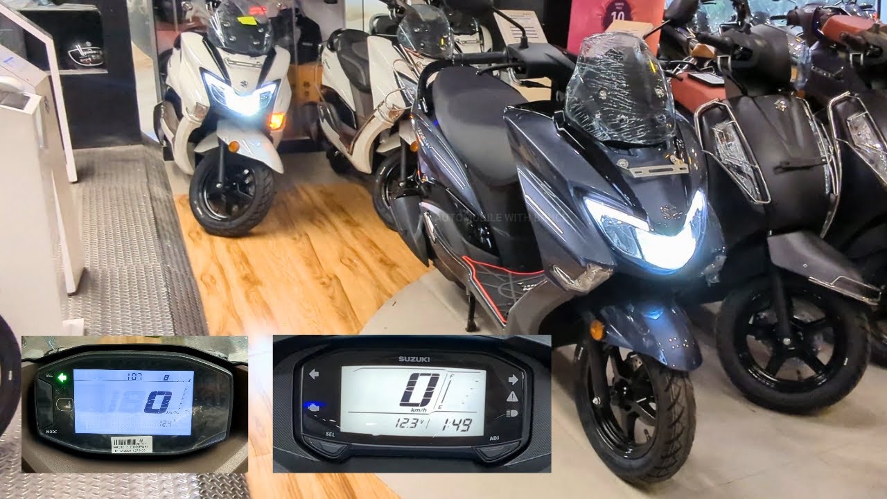 Suzuki Burgman Street BLUETOOTH Variant & STD Variant - Display - On road price