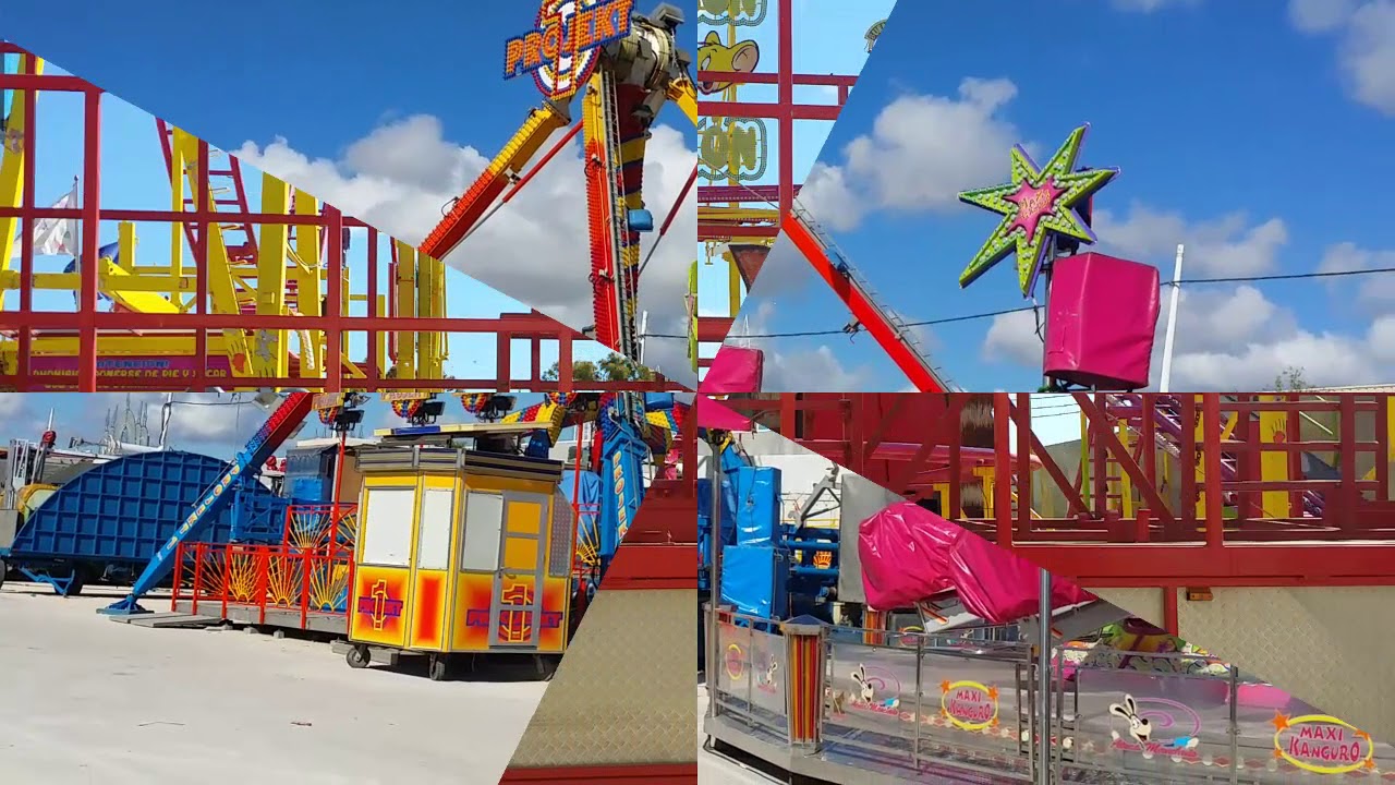 Montajes de la  feria de Chiclana de la frontera 2018