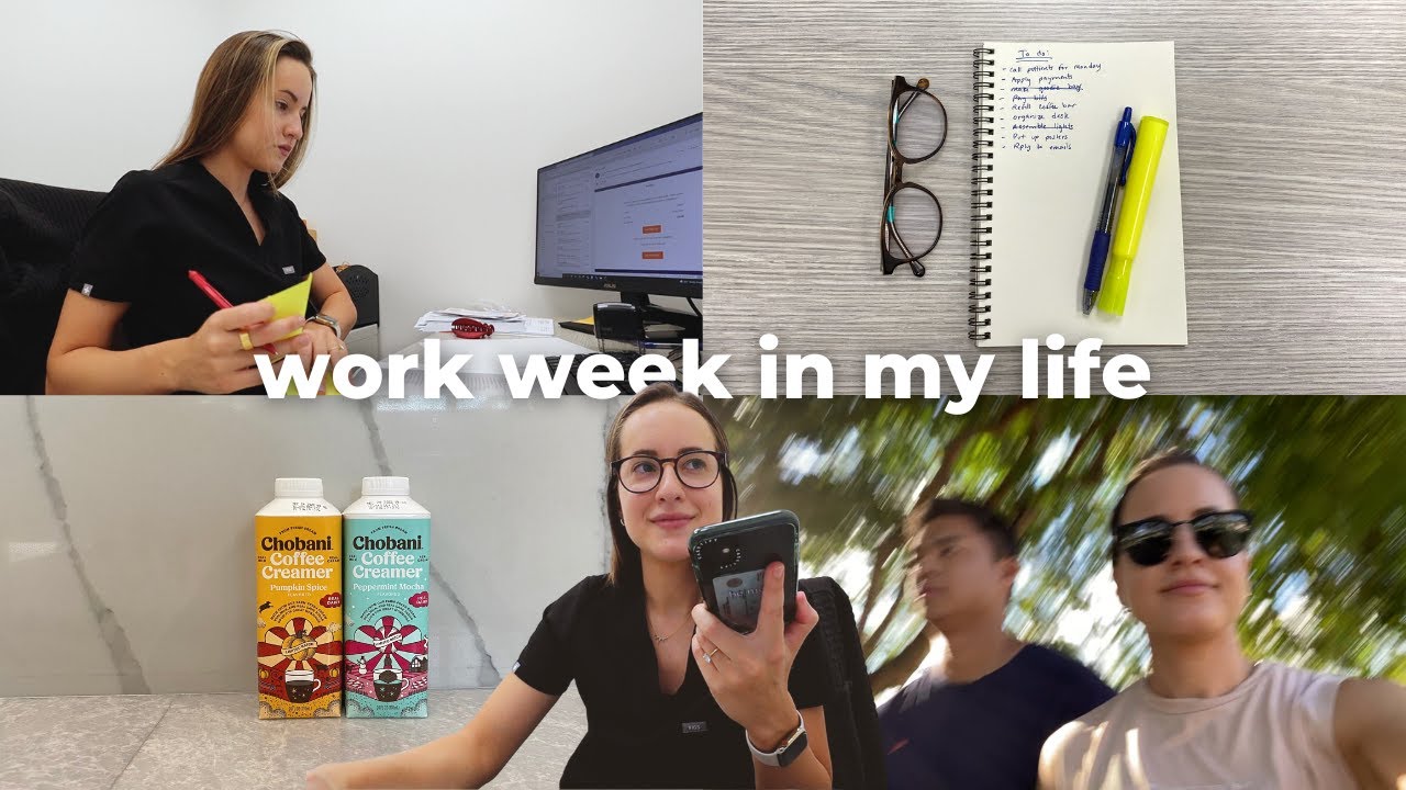 WORK WEEK | back to work after vacation, serious chat, getting my life organized & party planning