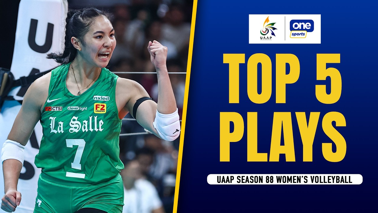 TOP 5 PLAYS | UAAP SEASON 88 WOMEN’S VOLLEYBALL | FEBRUARY 14, 2026
