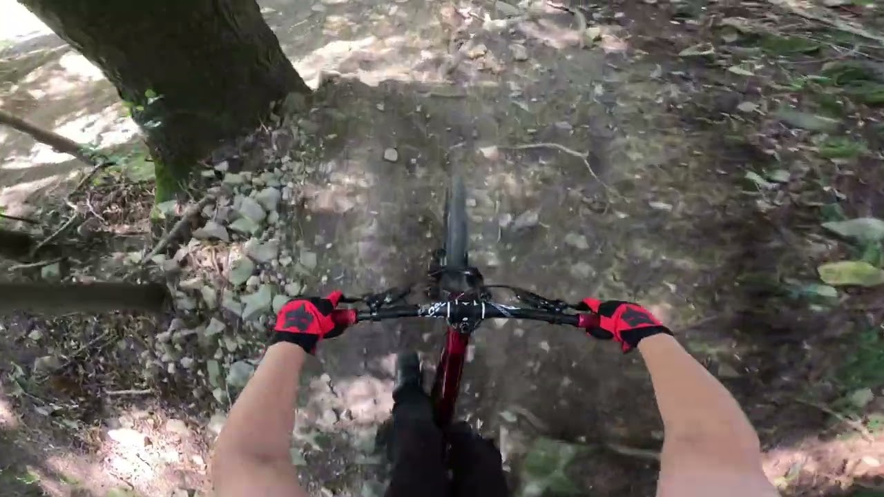 Black line in bike park Mosorny Groń - 4k