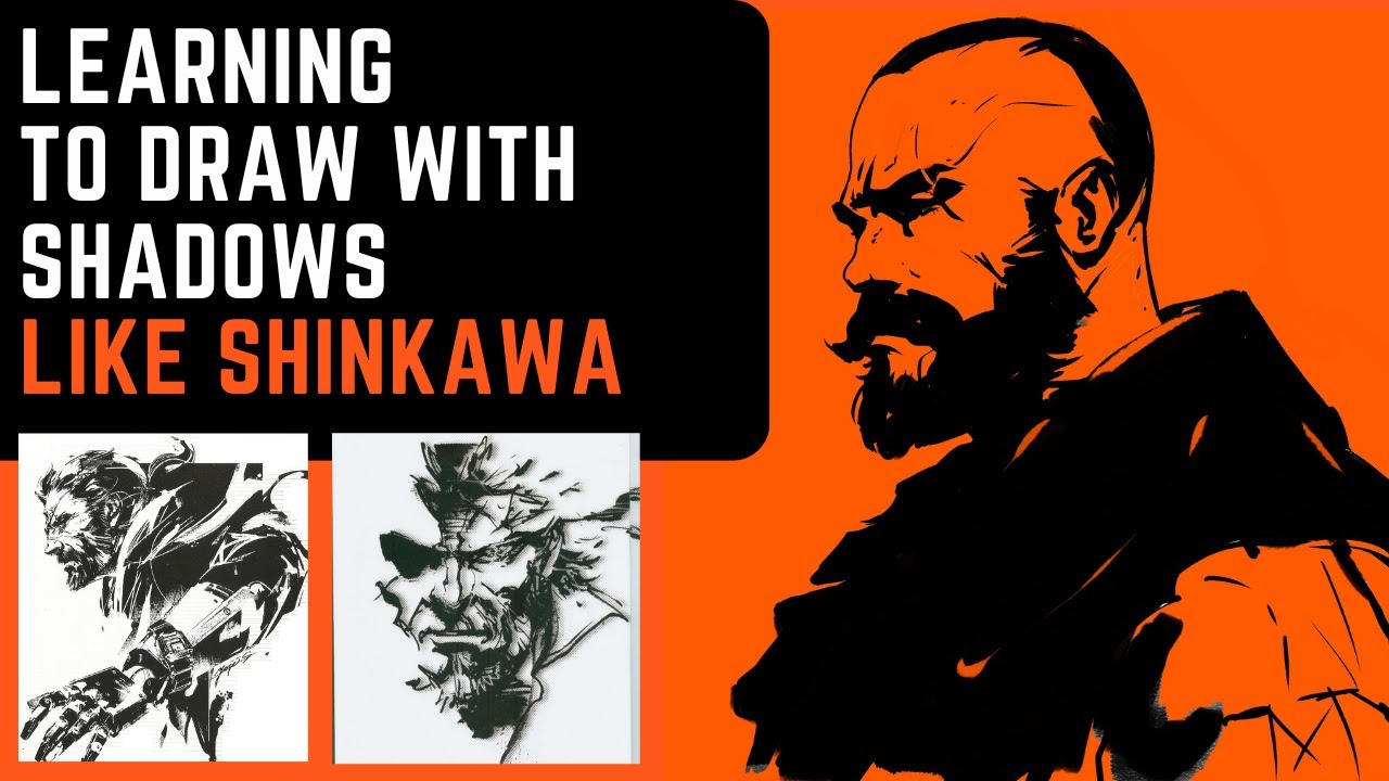 Learning to draw with shadows like Yoji Shinkawa