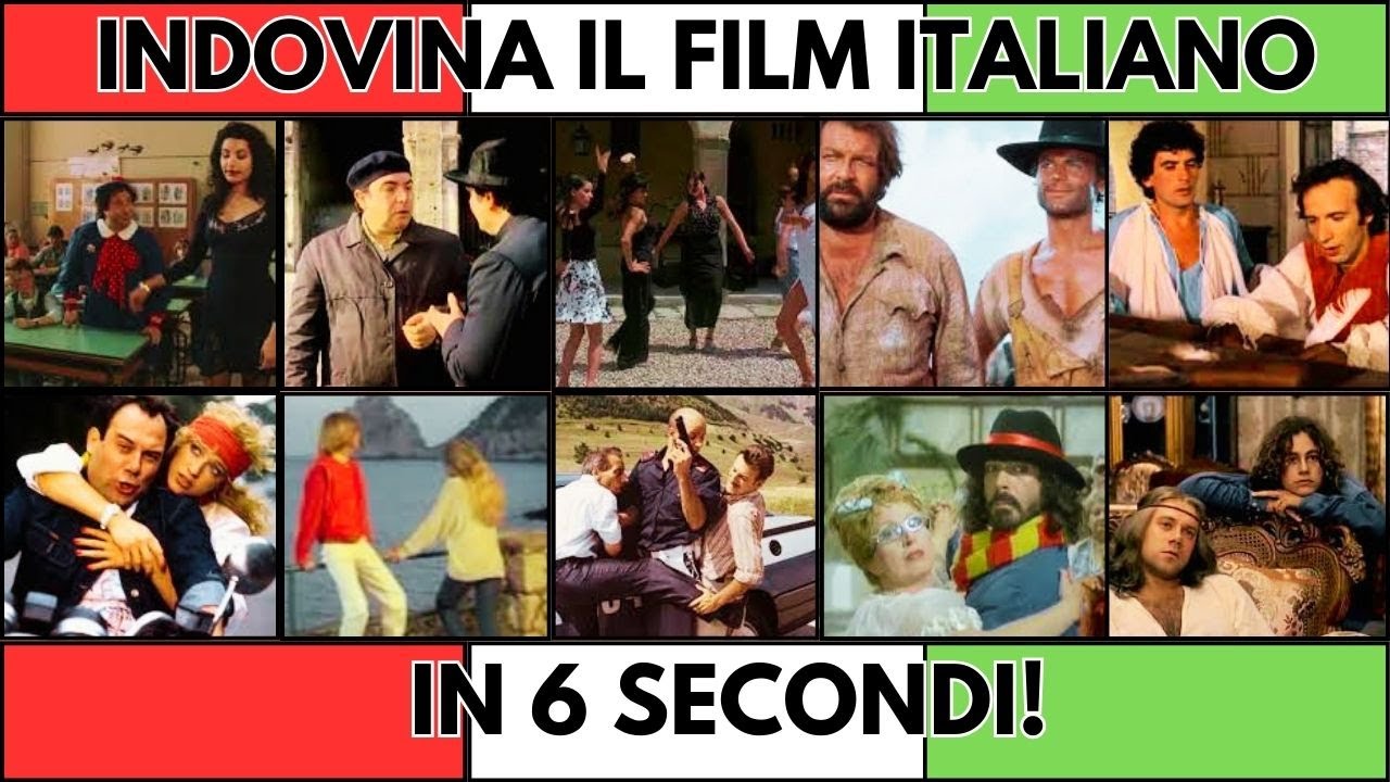 Indovina IL FILM ITALIANO IN 6 SECONDI | QUIZ FILM