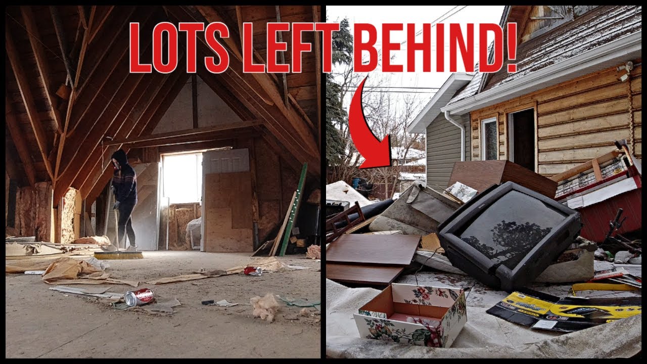 Abandoned House Cleanout For The Bank (ALMOST 3 BINS FULL!)