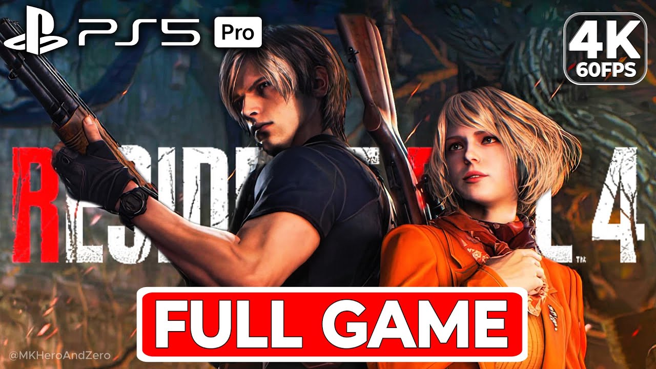 RESIDENT EVIL 4 REMAKE Gameplay Walkthrough FULL GAME [4K 60FPS PS5 PRO] - No Commentary
