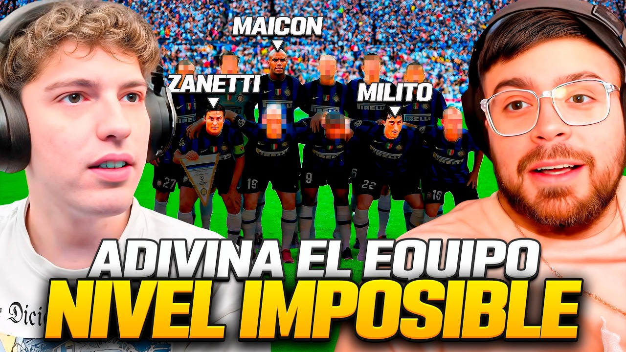 ADIVINA EL EQUIPO NIVEL IMPOSIBLE vs. LA COBRA - ¿QUIEN SABE MAS DE FUTBOL?