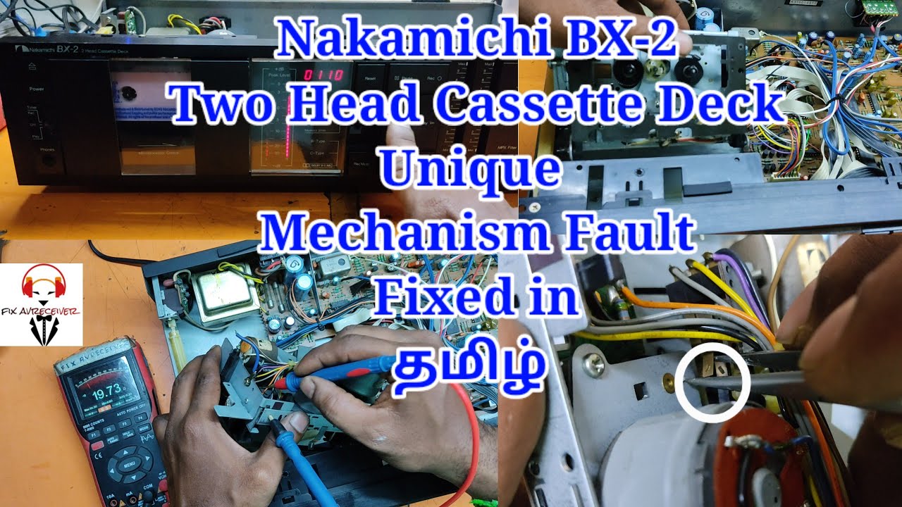 Неисправность механизма кассетной деки NAKAMICHI BX-2 (необычная неисправность, которая выглядит ...