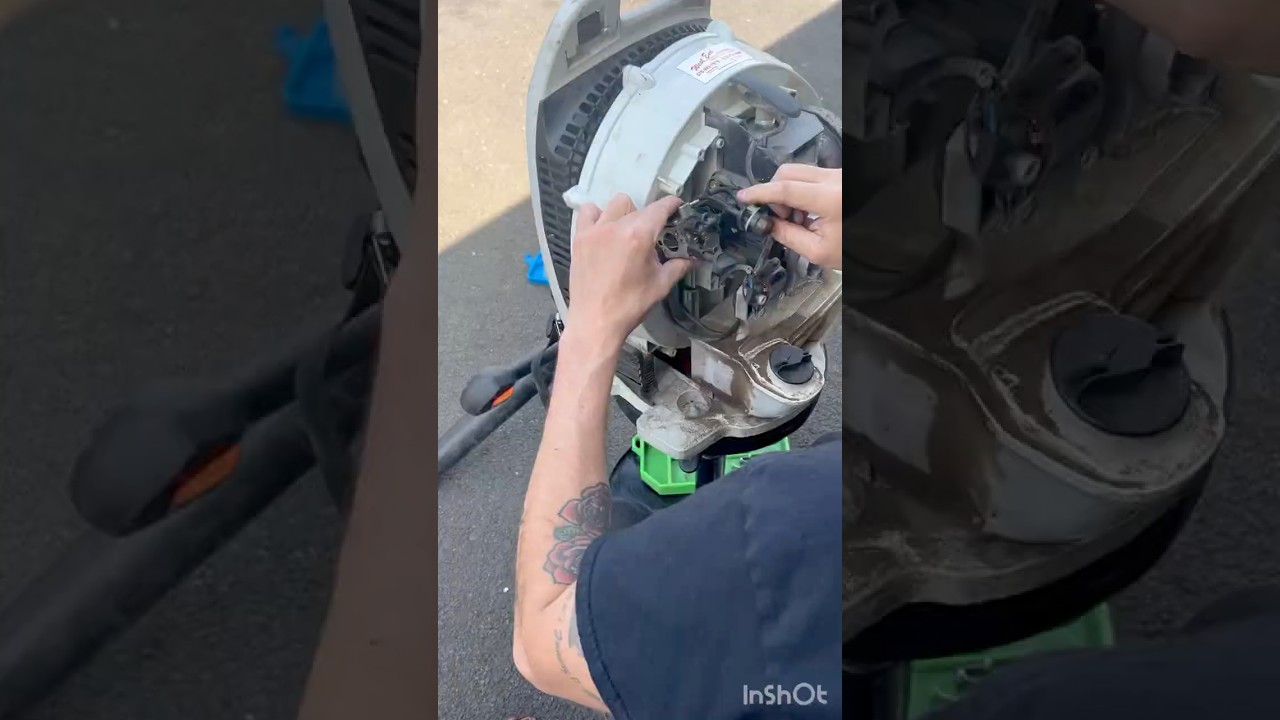 Carburetor Kit Replacement on A BR350 Stihl BackPack Blower. 💨
