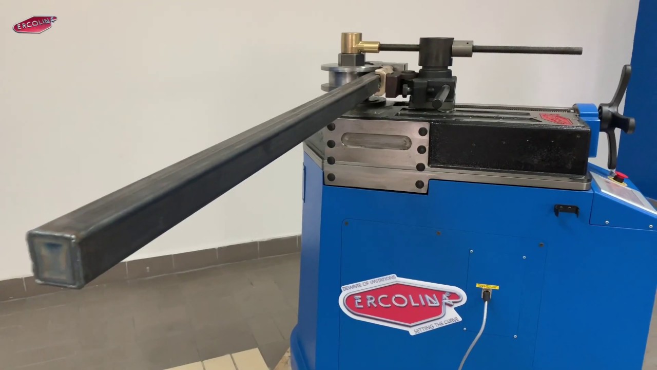Ercolina TB80 Top Bender Bending 50x50x3 mm with 100mm CLR_Visit www.ercolina-usa.com!
