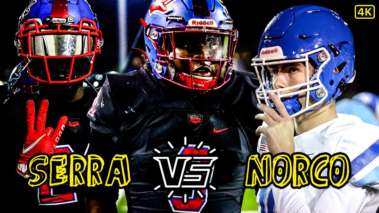 SERRA VS NORCO 💥 | D2 Playoffs Round 1 Clash | '24 RB Cincere Rhaney Runs for 275 YDS 👀