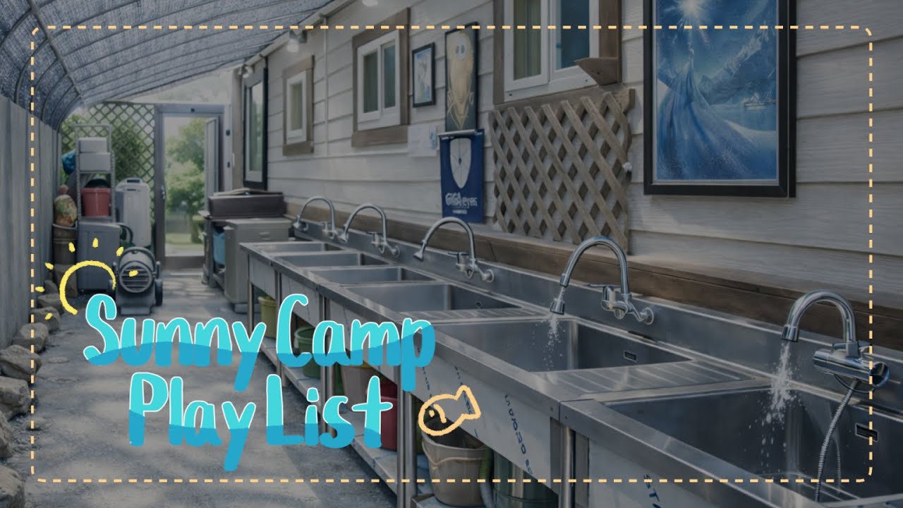 Sunny Camp PlayList #캠핑장 #개수대 #여름 #시원함 #밝음