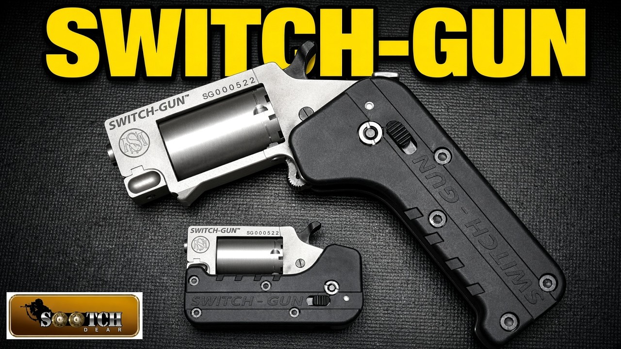 The Switch Gun Mini Revolver : Pocket Rocket!