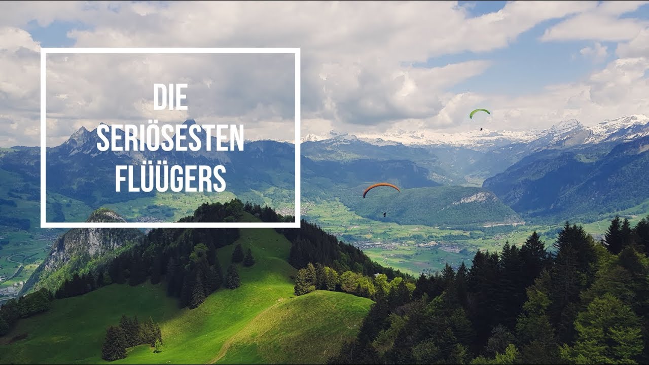 Gleitschirmfliegen in Brändlen, Wolfenschiessen